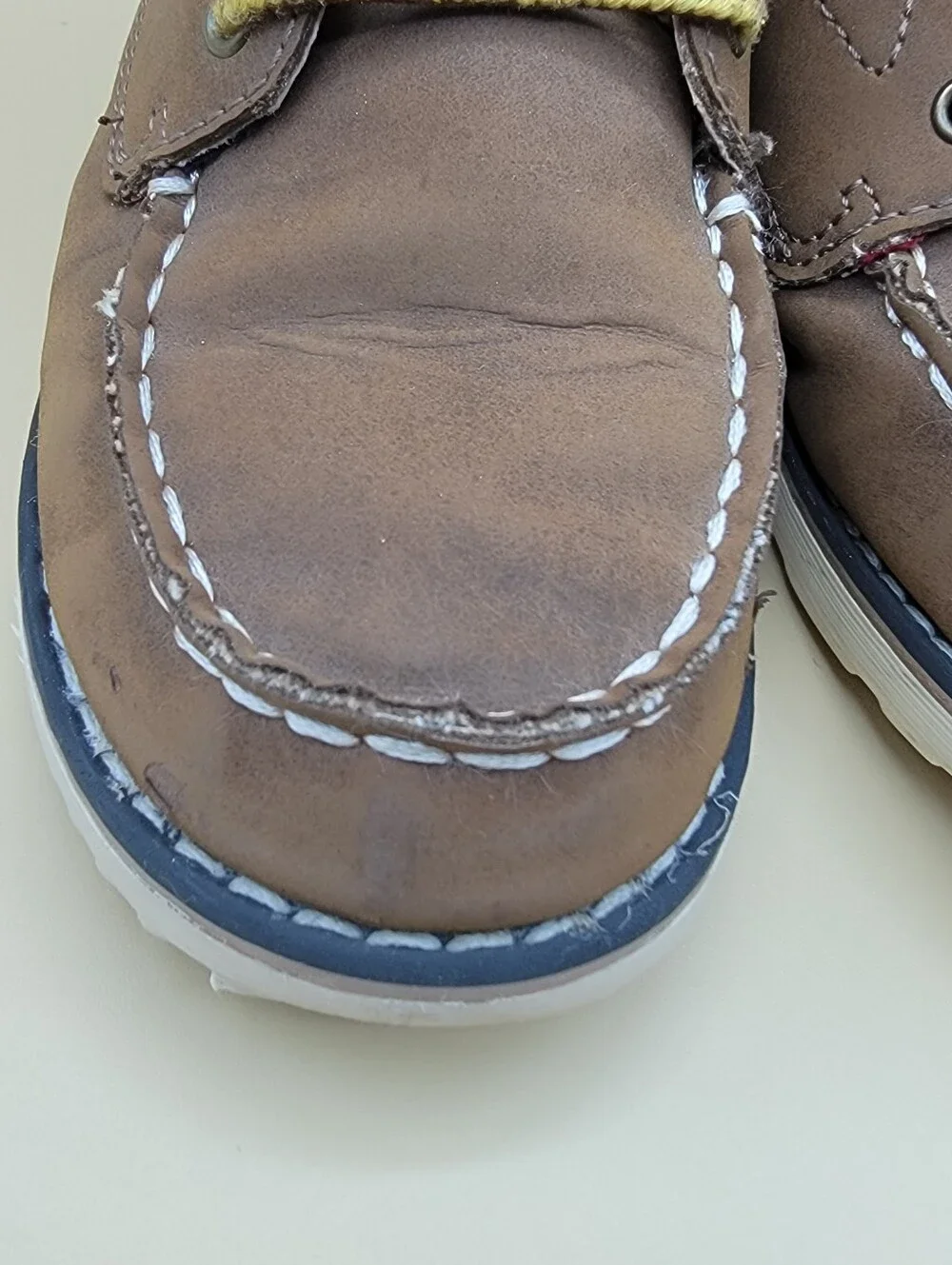 Cat & Jack Ackerley Little Boys Boots Size 13C Brown Tan Gray Mid Top Hiking